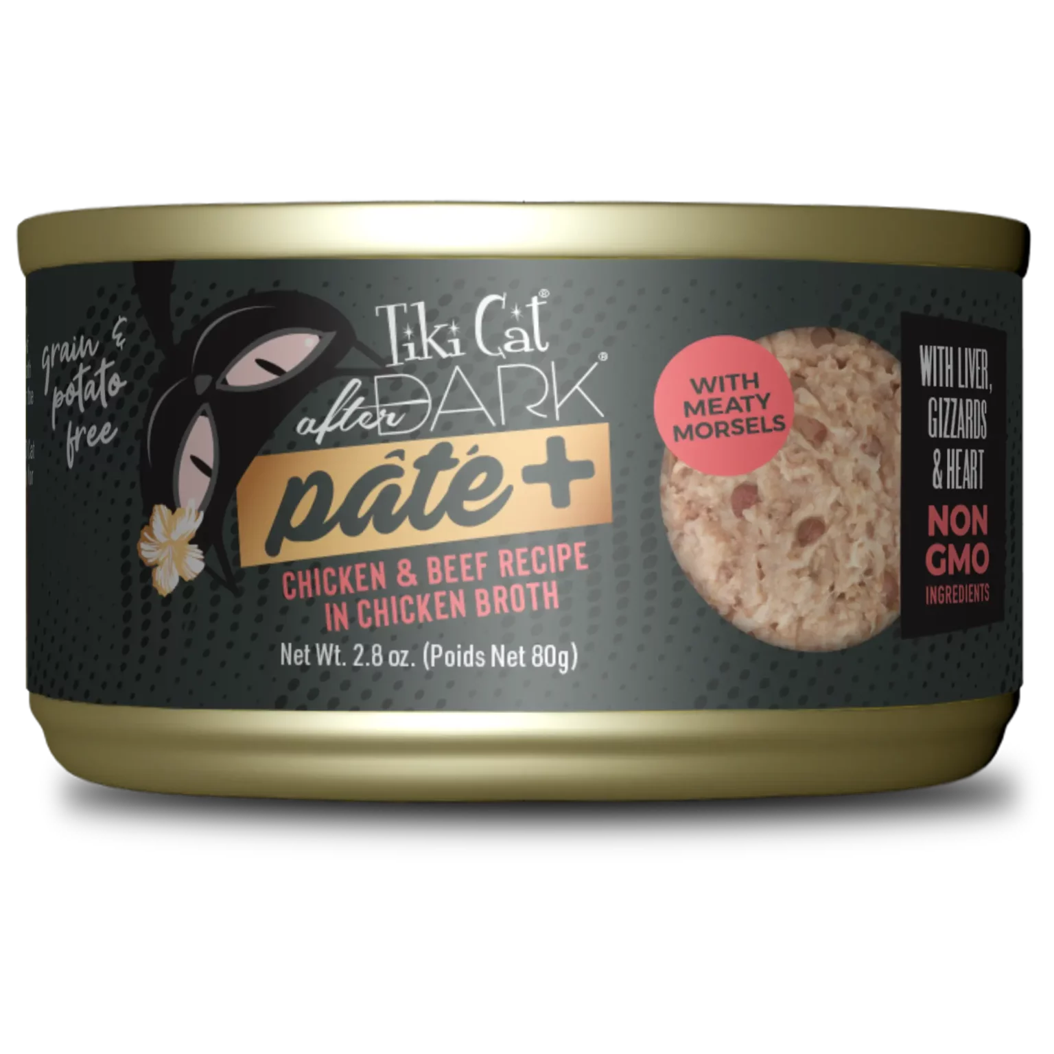 Tiki Cat After Dark Pâté+ Chicken & Beef Recipe